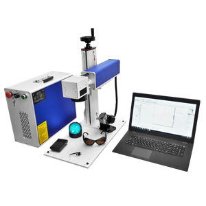 Tragbare 20-W-Faserlasermarkierungsmaschine aus Kunststoff