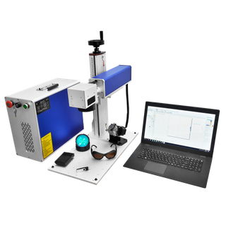Tragbare 20-W-Faserlasermarkierungsmaschine aus Kunststoff
