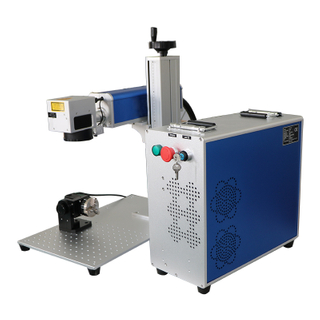 Faserlaser-Markiermaschine mit Dreh