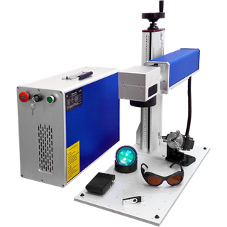 50-W-Faser-Galvo-Lasergravierer für industrielle Markierungen